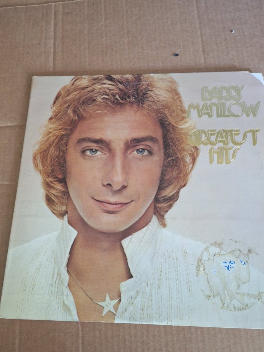 barry manilow greatest hits lp record